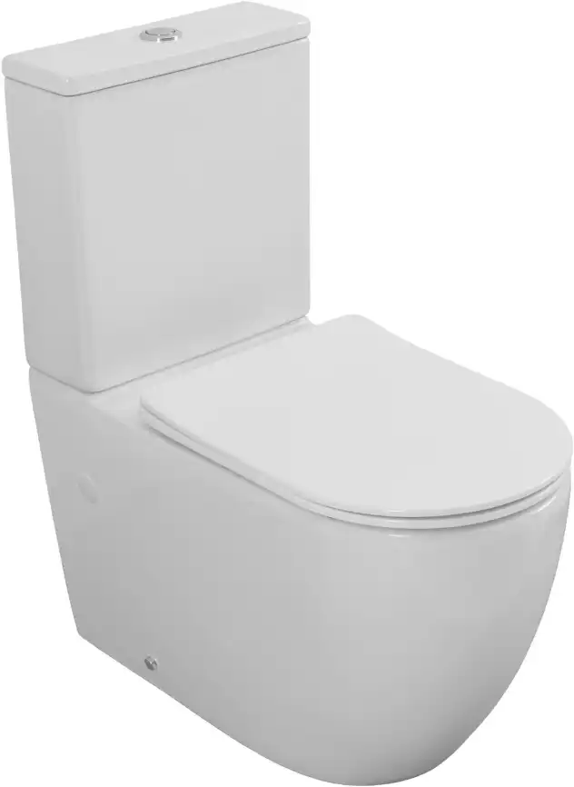 Унитаз напольный Logan Tornado L1C с сидением Soft Close -SLIMSEAT фото 1