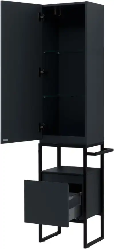 Шкаф-пенал Allen Brau Priority 40 1.31006.AM L антрацит матовый фото 8