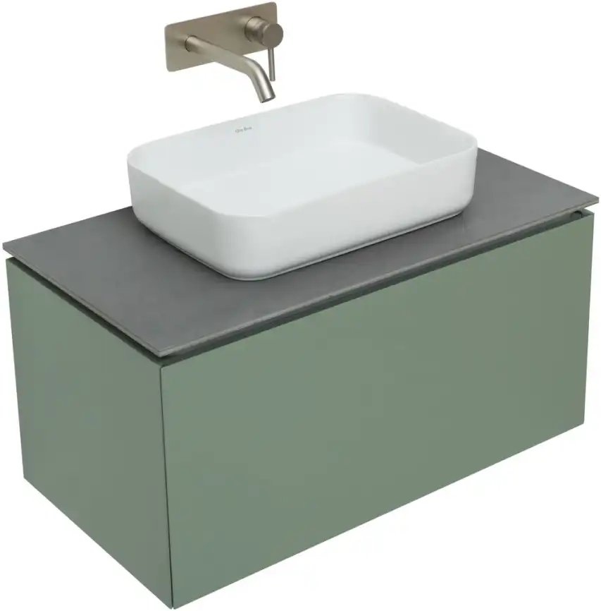 Тумба под раковину Allen Brau Infinity 85 1.21002.CGM олива матовый фото 9