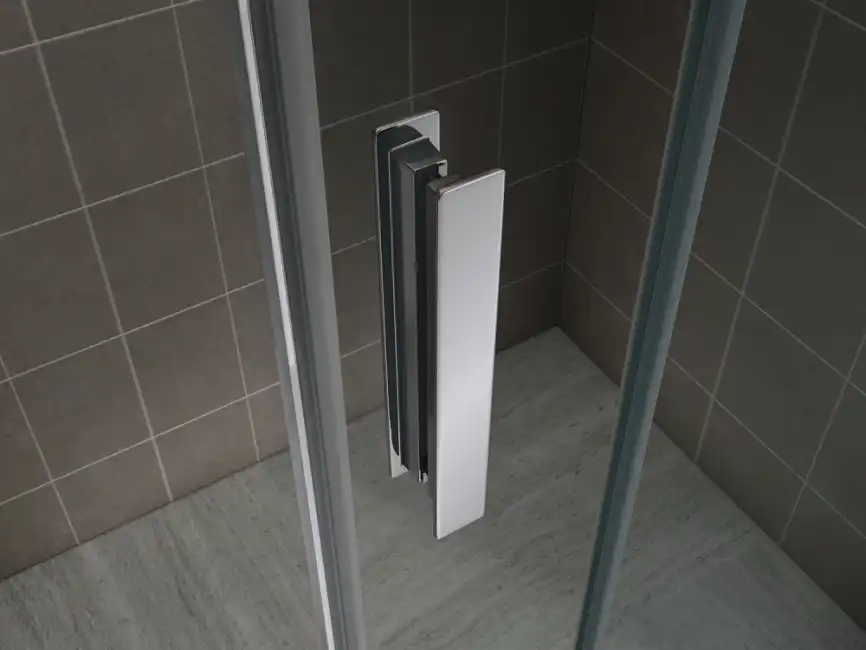 Душевая дверь Abber Komfort 120 см, AG90120, профиль Хром, стекло Прозрачное фото 5