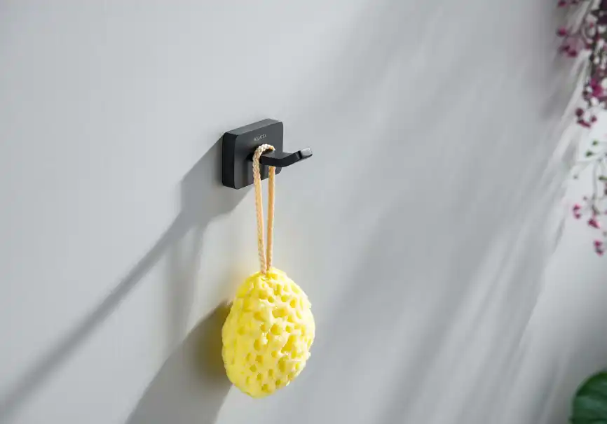 Крючок для полотенец Aquatek Либра AQ4301MB, Черный матовый фото 4