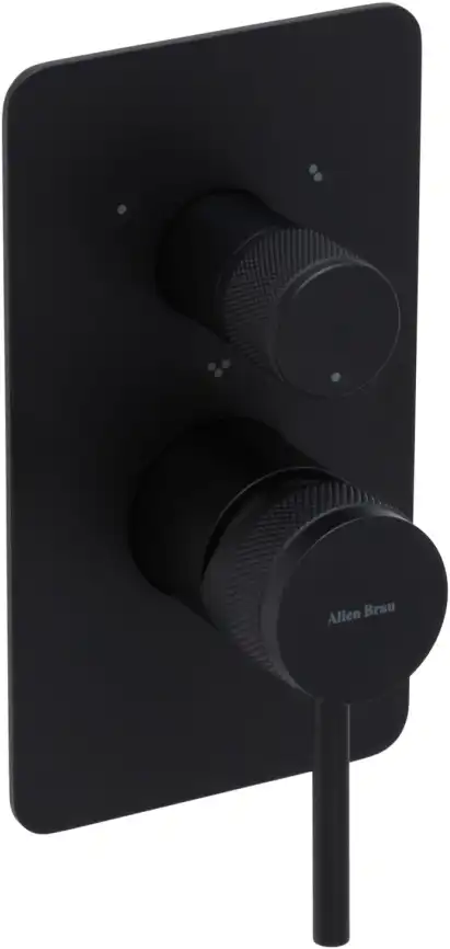 Смеситель для ванны с душем Allen Brau Priority 5.31A11-31 встраиваемый, с внутренней частью, Черный матовый фото 5