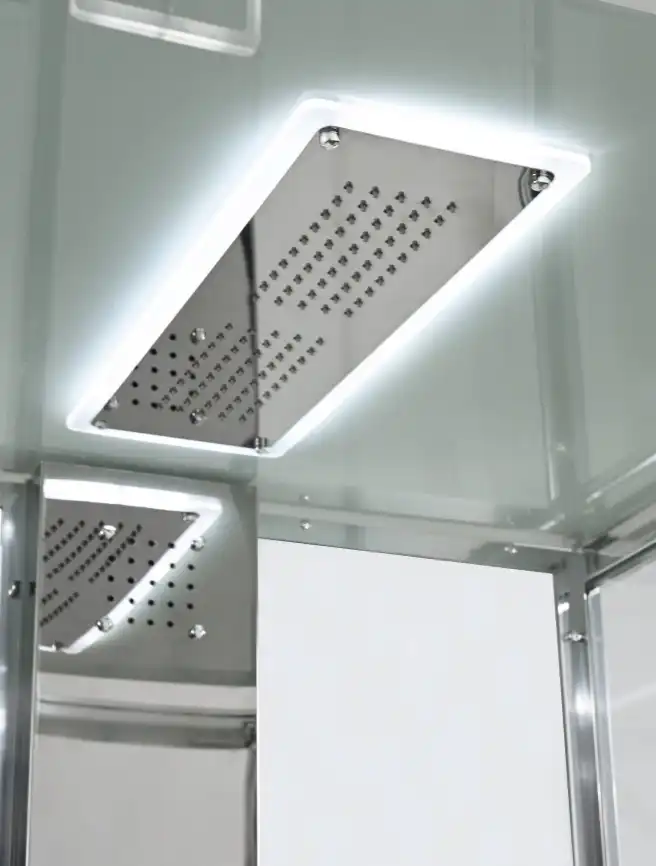 Душевая кабина AvaCan Z1910LEDMT 100x100 см, низкий поддон, с крышей фото 11