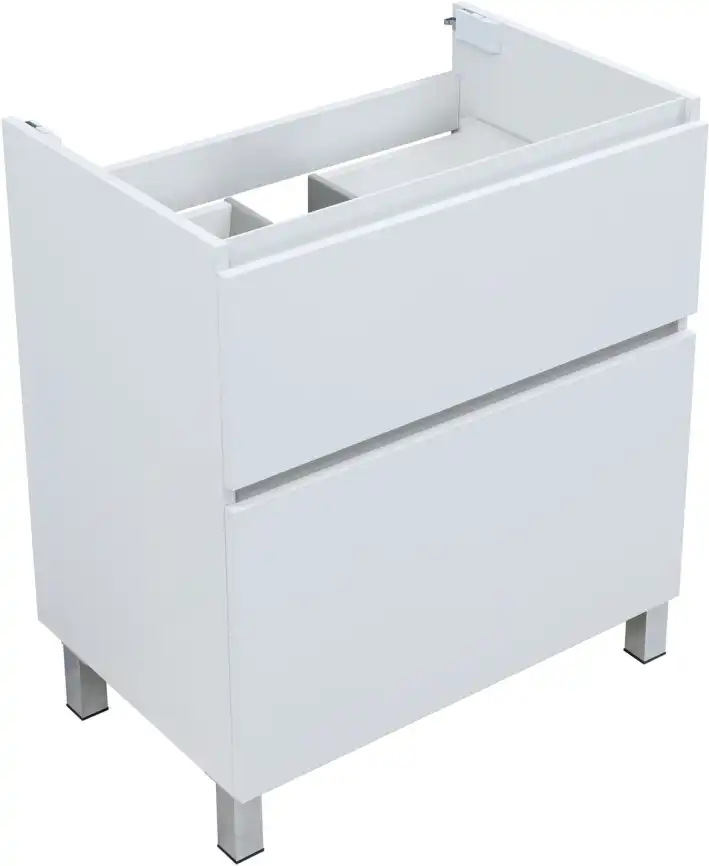 Тумба под раковину Aquanet Вега 70 напольная, белый глянец, 344122 фото 11