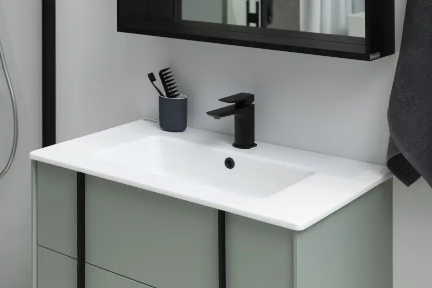 Тумба под раковину Allen Brau Reality 120 1.32008.CGM олива матовый фото 27