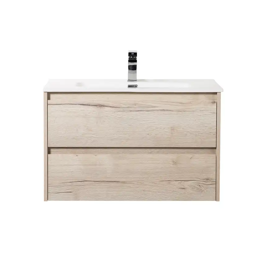 Тумба под раковину BelBagno KRAFT-1000-2C-SO-RGB подвесная Rovere Galifax Bianco фото 1