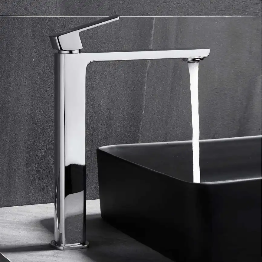 Смеситель для накладной раковины Vincea Next VBF-1N2CH однорычажный, хром фото 1