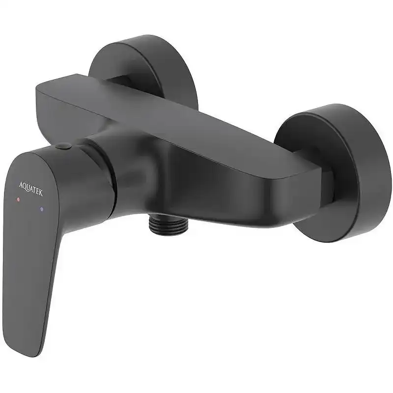 Смеситель для душа Aquatek Бетта AQ1160MB, однорычажный, цвет Черный матовый фото 1