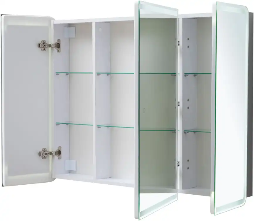 Зеркальный шкаф Aquanet Оптима 110 с LED подсветкой, 341428 фото 4