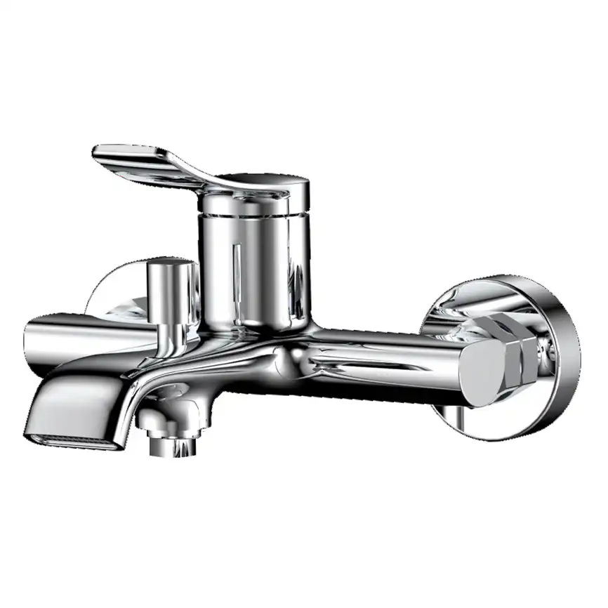 Смеситель для ванны Azario ABILITY AZ-VRY238331C, однорычажный, с коротким изливом, Хром фото 2