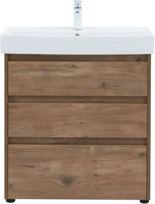 Тумба под раковину Aquanet Nova Lite 75 дуб рустикальный (3 ящика) 302474 фото 6