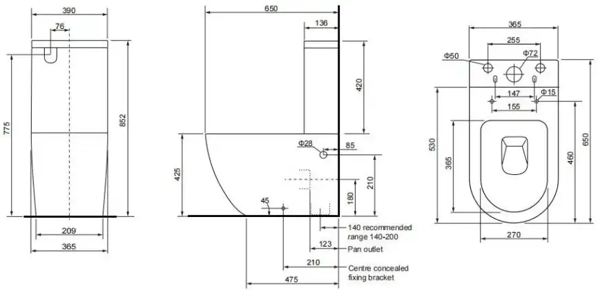 Чаша напольного унитаза Aquanet ZV-2-C1 с сиденьем микролифт, белый фото 2