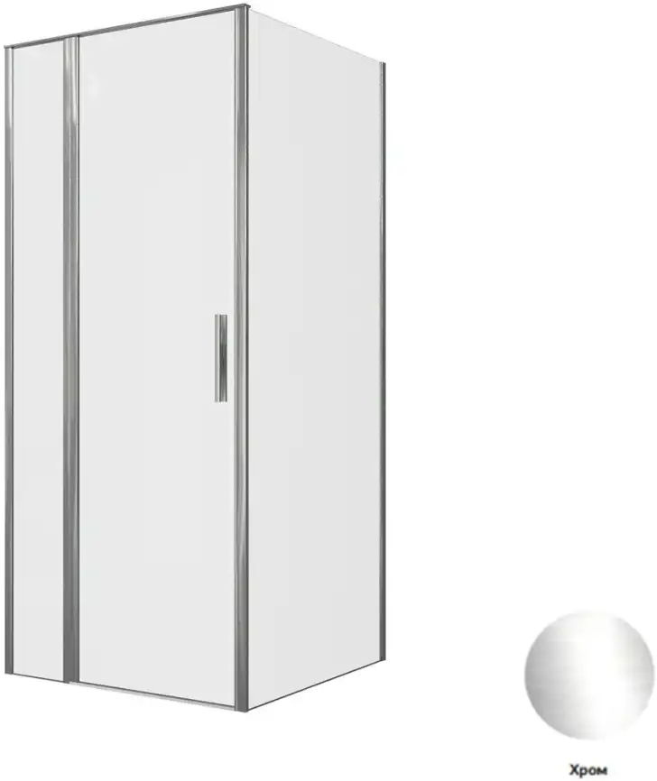 Душевой уголок Allen Brau Priority 90x90 3.31025.00 + 3.31043.00 хром фото 1