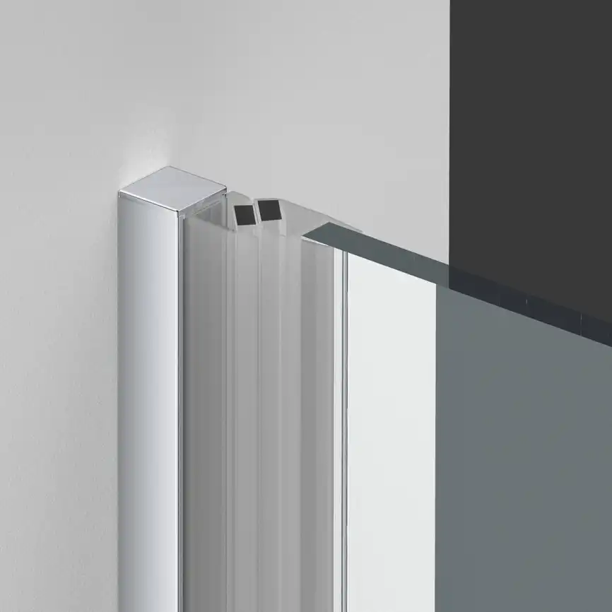 Душевая дверь Vincea Alpha 80 VDP-3AL800CLB, распашная, профиль черный, стекло прозрачное фото 5