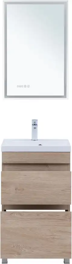 Тумба под раковину Aquanet Нота New 50 дуб светлый, 344137 фото 7