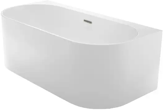 Акриловая ванна Azario BRADFORD 180х80 BRA18080, отдельностоящая пристенная, белая фото 1