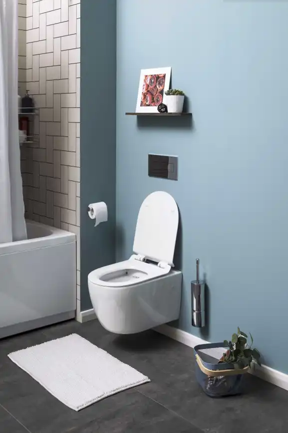 Унитаз подвесной Aquanet Rimless Cetus W Short LX-1900, с сиденьем микролифтом фото 9