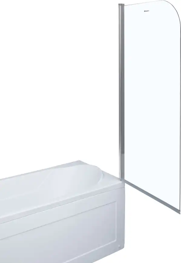 Шторка для ванны Aquanet  75 см, SG-750, профиль Хром, стекло Прозрачное фото 3