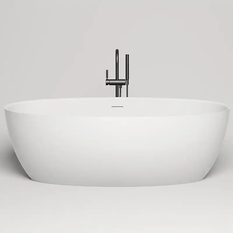 Ванна Salini ALDA 180х90 101911SM из материала S-Stone, Белая матовая фото 2