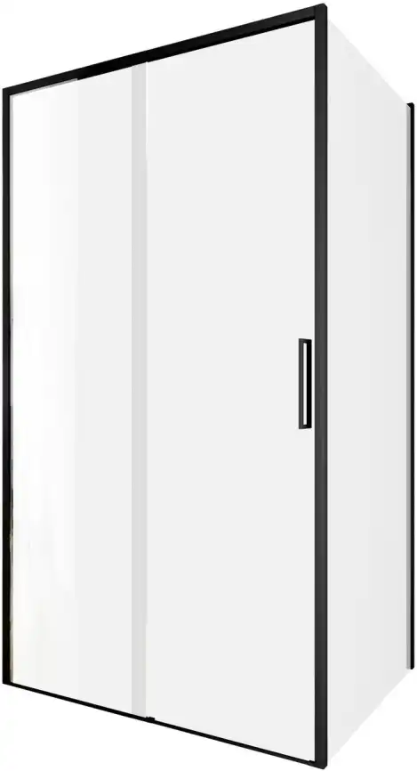 Душевой уголок Aquanet Pleasure Evo 110x90 AE65-110x90-BT профиль черный, прозрачное стекло фото 1