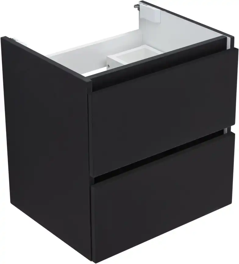 Тумба под раковину Aquanet Вега 2.0 50 черный, подвесная, 337952 фото 6