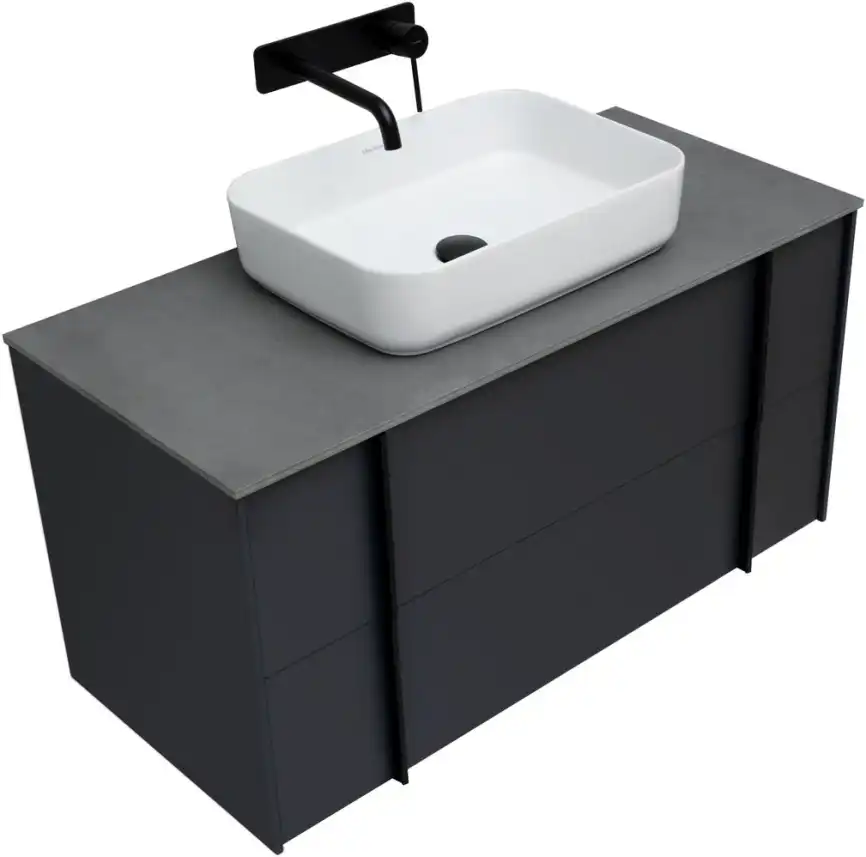 Тумба под раковину Allen Brau Reality 100 1.32007.AM антрацит матовый фото 26