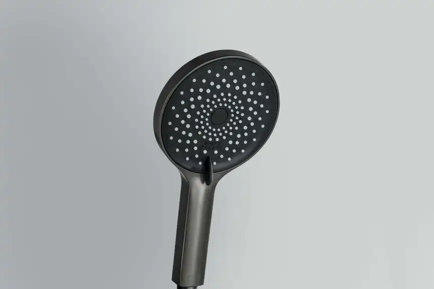 Душевая лейка Aquatek Лугано AQ2201BGM, Оружейная сталь фото 4