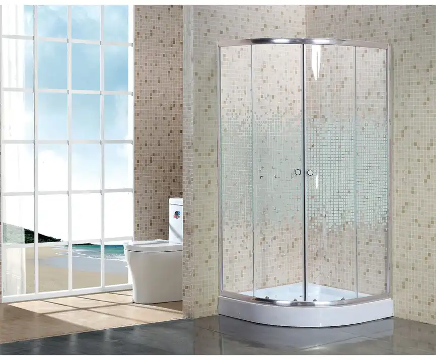 Душевой уголок Niagara Eco 90х90 NG-001-14 низкий поддон 13 см стекло МОЗАИКА фото 2