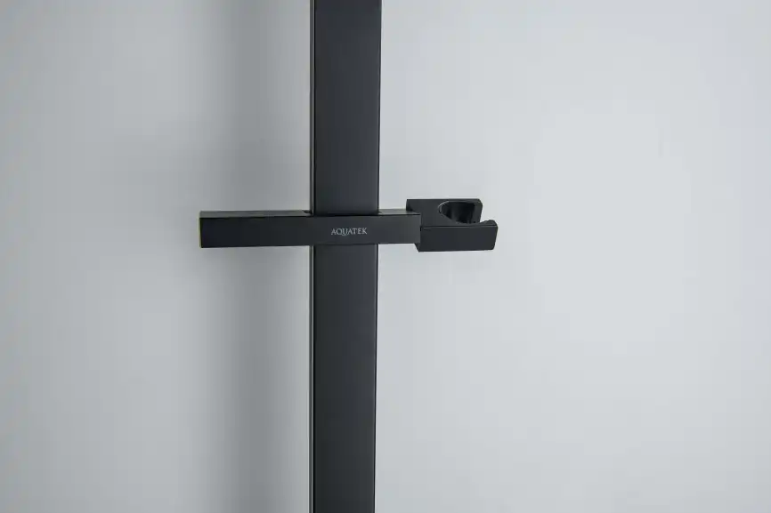 Душевой гарнитур Aquatek ЛИБРА AQ2019MB, Черный матовый фото 10