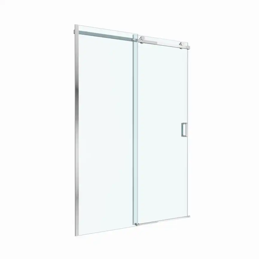 Душевая дверь BelBagno SOFT_CLOSE-2-BF-1-150-C-Cr стекло прозрачное, профиль Хром фото 11