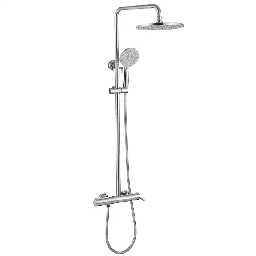 Душевая стойка ABBER Emotion AF8816 с изливом, хром фото 1