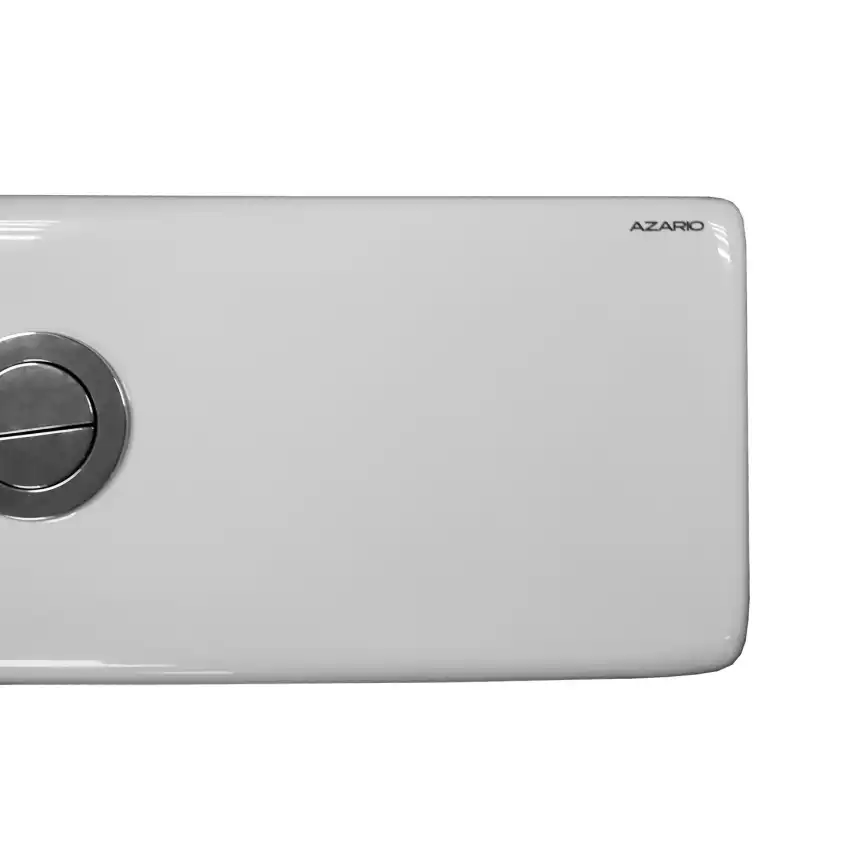 Унитаз напольный Azario VERONA AZ-8301 безободковый, смыв Торнадо, с бачком и сидением микролифт, Белый глянцевый фото 9