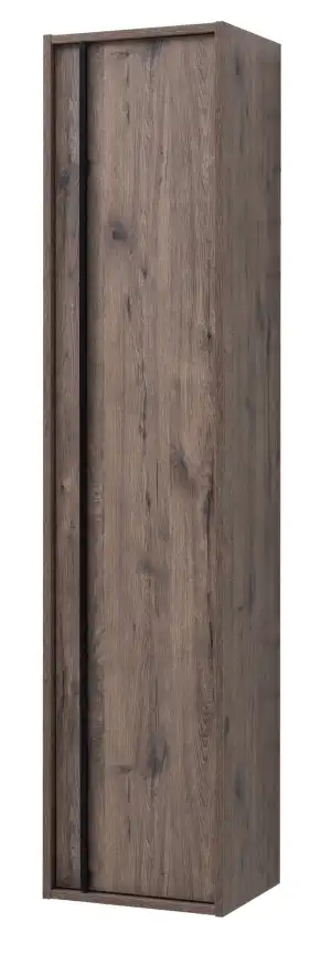 Шкаф-пенал для ванной Aquanet Lino 35 Дуб Веллингтон 253914 фото 7