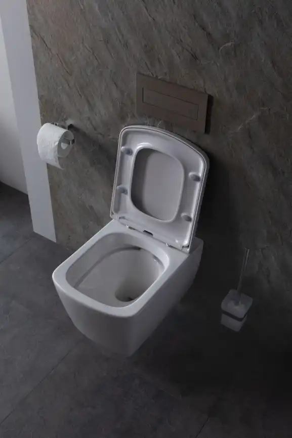 Подвесной безободковый унитаз Allen Brau Liberty 4.33004.20 без сиденья, белый глянец фото 22