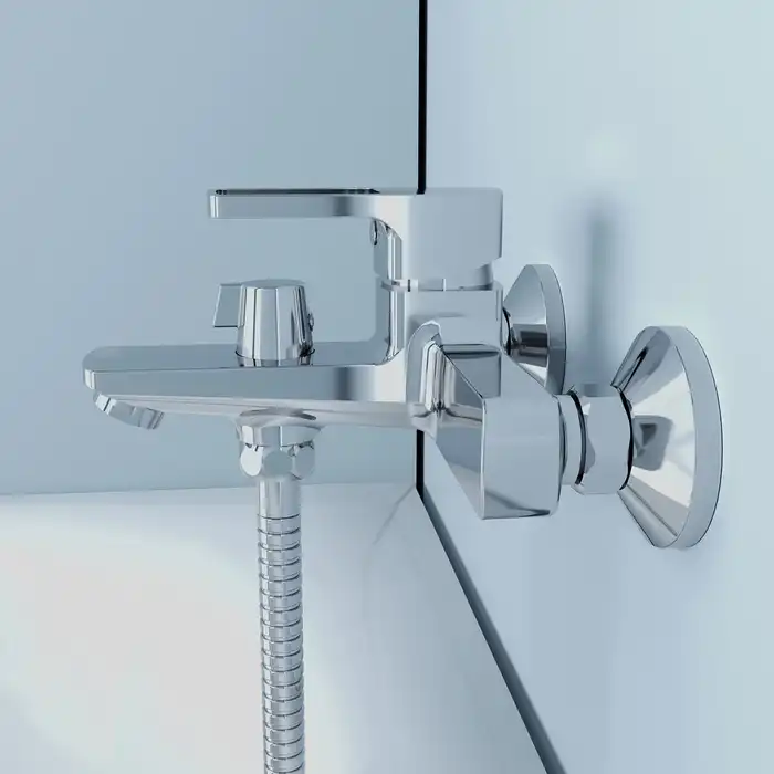 Смеситель для ванны IDDIS Bild BILSB00i02WA  цвет, Глянцевый хром фото 5