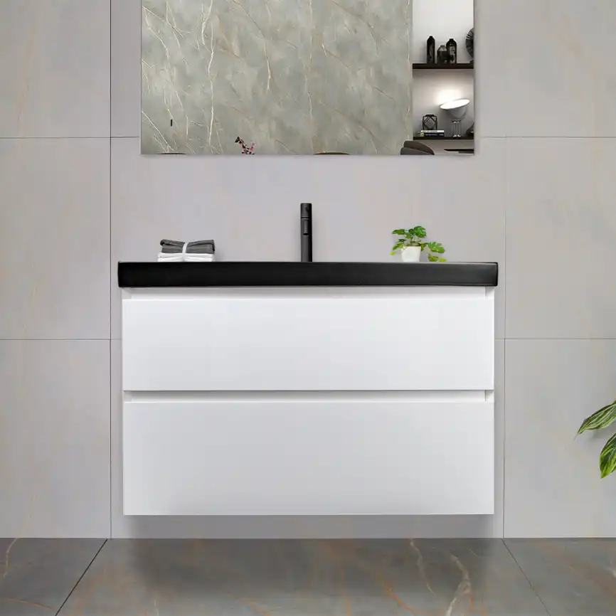 Тумба с раковиной AVS Гармония 80 белая, N821-07-800WG-02-810BM фото 3