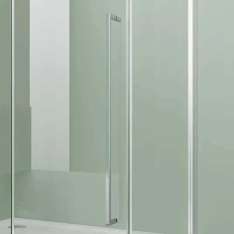 Душевой уголок Azario MALE SQR-90х90х195-CH-CL, прозрачное стекло 6 мм, профиль хром, AZ-J50-90-CH-CL фото 4