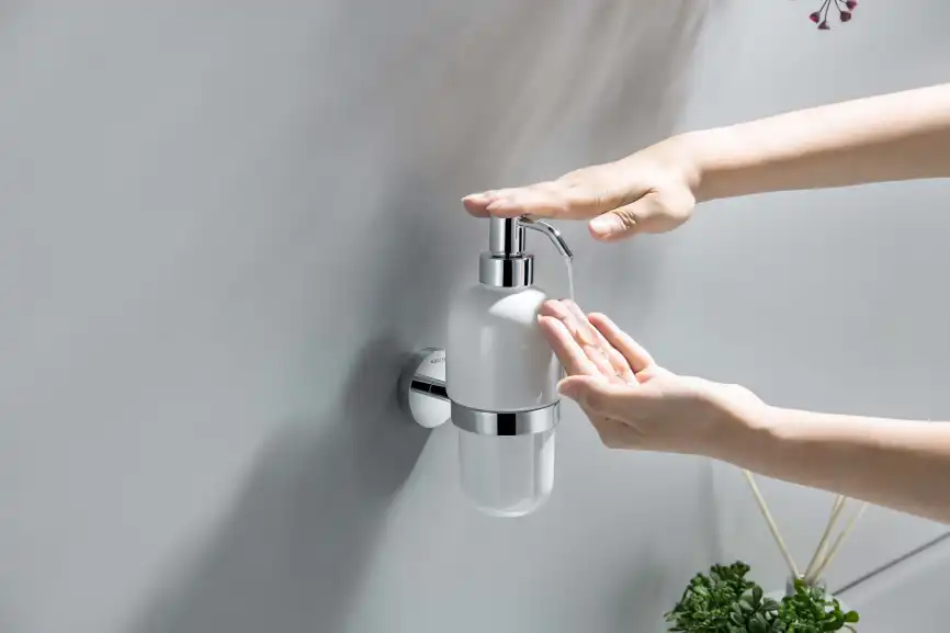 Дозатор для жидкого мыла Aquatek Бетта AQ4605CR, Хром фото 3