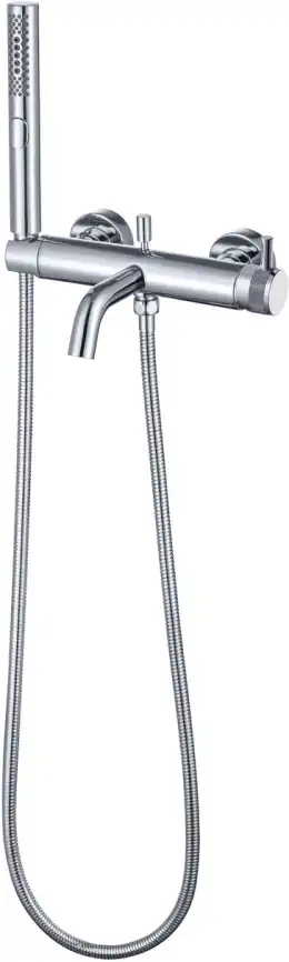 Смеситель для ванны Allen Brau Priority 5.31D10-00, однорычажный, с коротким изливом, Хром фото 1