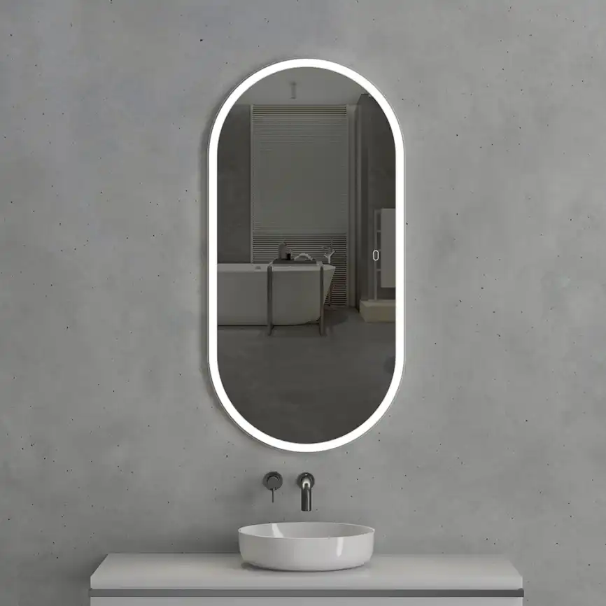 Зеркало с подсветкой AVS Ладога 120х60 см, антипар фото 1