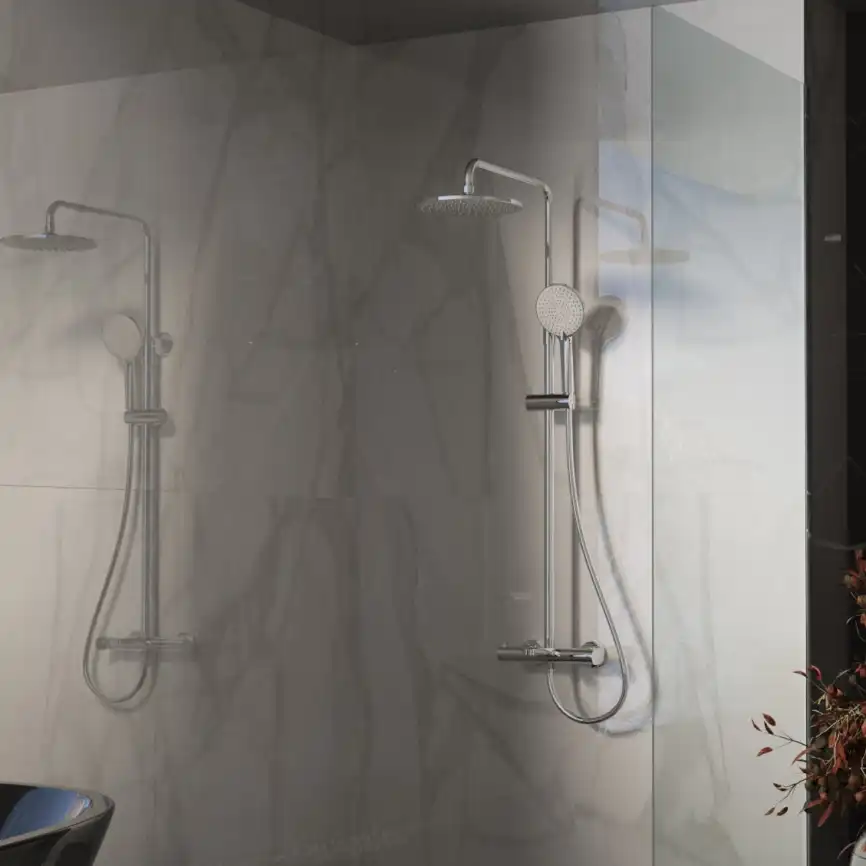 Душевая система  Vincea Rondo VSFS-1R1CH VSFS-1R1CH для ванны с изливом, хром фото 1