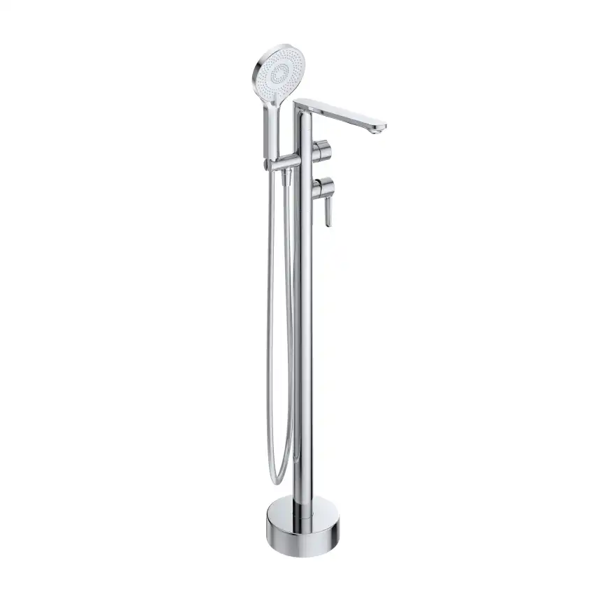 Напольный смеситель для ванны Cezares LUX-VDP-01, Хром фото 2