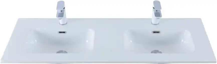 Раковина Aquanet Flat 120 254367 прямоугольная, Белая глянцевая фото 1