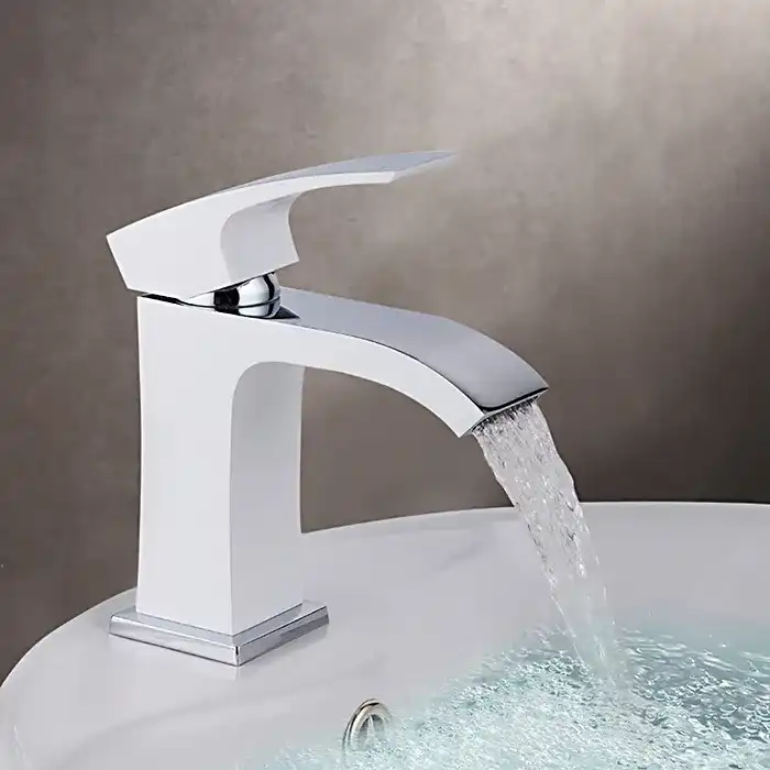 Смеситель для раковины Gappo G1007-8, Хром;Белый фото 7