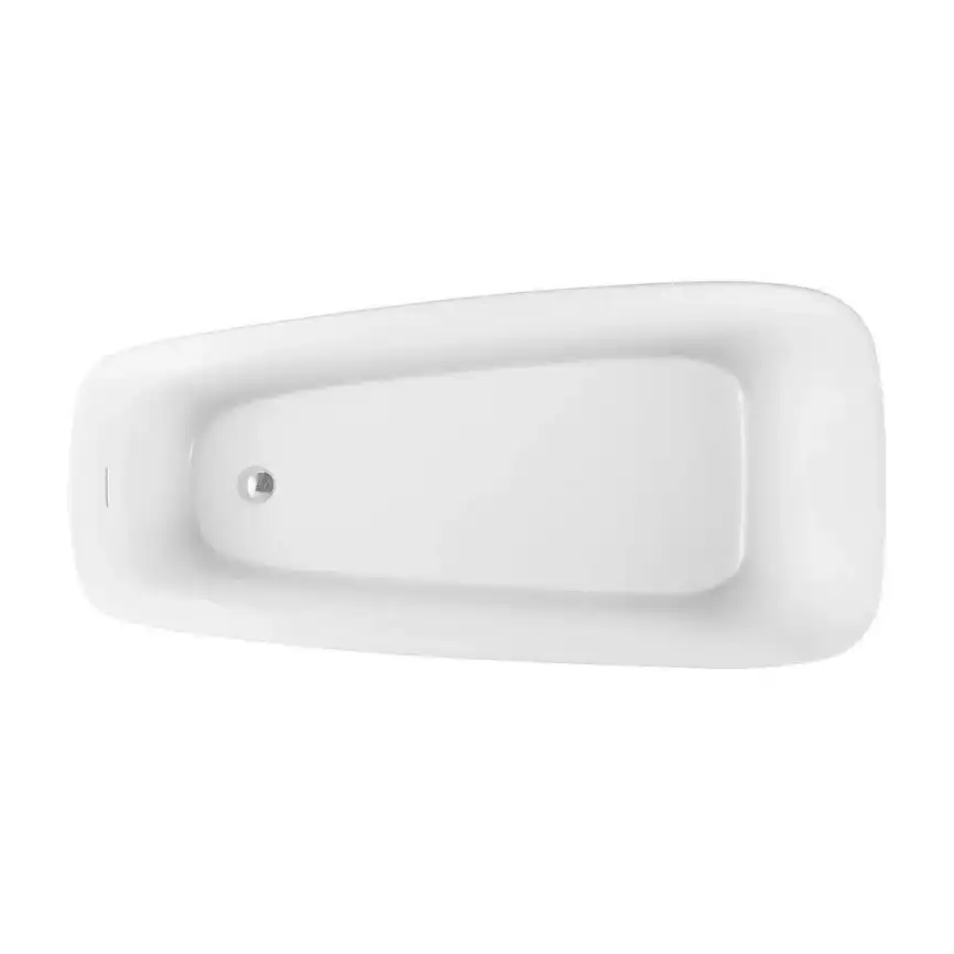 Акриловая отдельностоящая ванна Aquatek Паола 170х78 см, AQ-190778, белая глянцевая фото 3