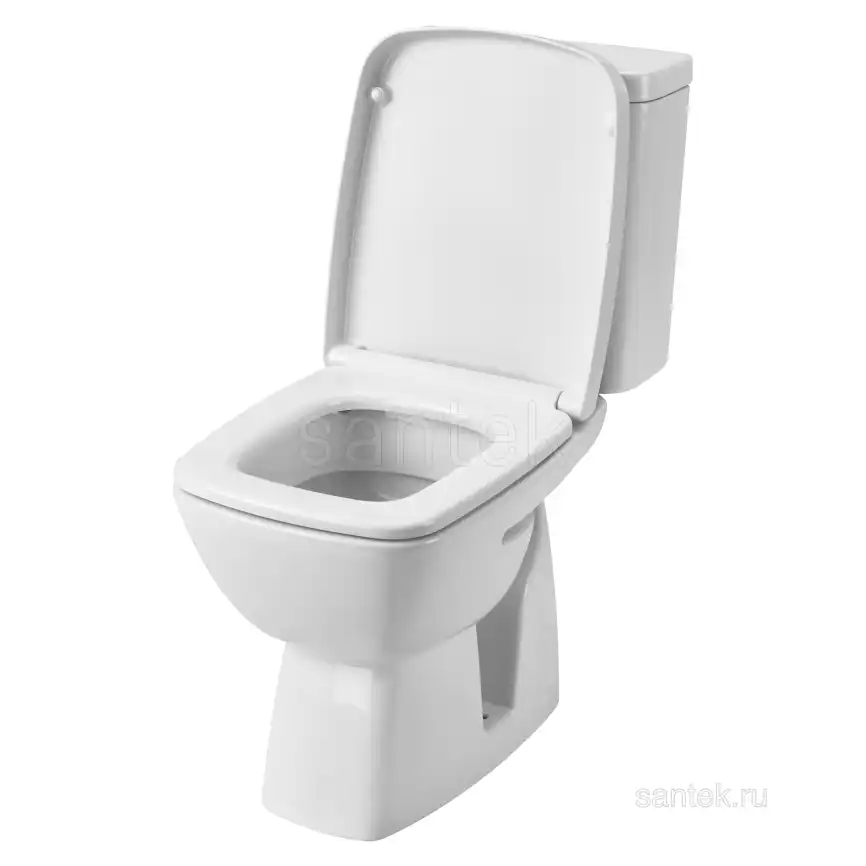 Унитаз-компакт Santek Нео Лайт с диагональным выпуском, стандарт- 2 реж., дюропласт, микролифт 1WH302409 фото 2
