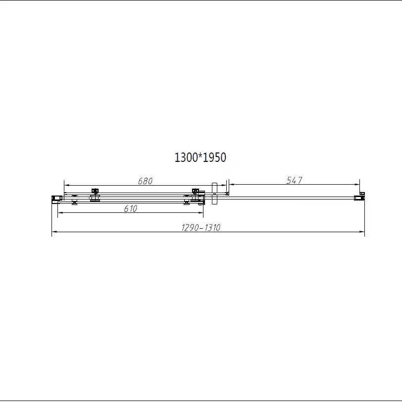 Душевая дверь Vincea Como-N 130 см, VDS-4CN130CL, профиль Хром, стекло Прозрачное фото 5
