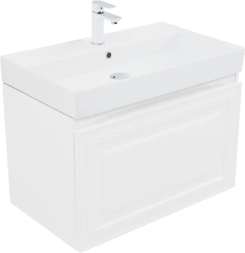 Тумба под раковину Aquanet Агата 75 белый сатин, 345481 фото 5