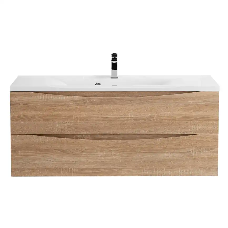 Тумба под раковину BelBagno MARINO-1200-2C-SO-WO-P подвесная Rovere Bianco фото 1