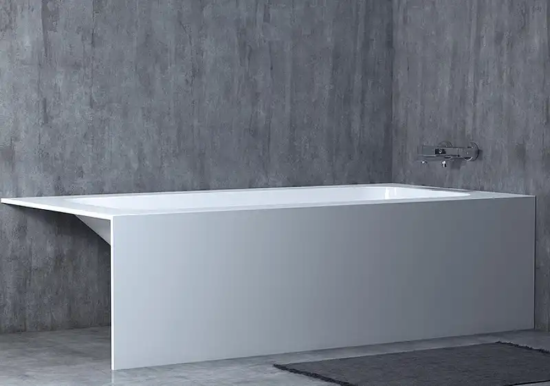 Ванна Salini ORLANDA 180х80 102022M из материала S-Stone, Белая матовая фото 6